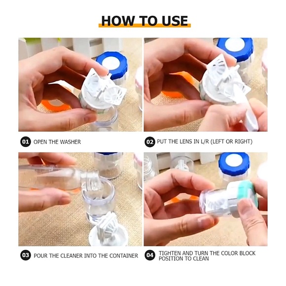 6pk - Mini Contact Lens Washer Case - Picture 12 of 13